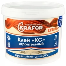 Клей КС Krafor строительный универсальный, для внутренних работ, 9 кг