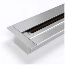 Шинопровод Elektrostandard Track Rail SL Recessed TRLM-1-100-CH / Встраиваемый однофазный шинопровод серебристый (1м.)