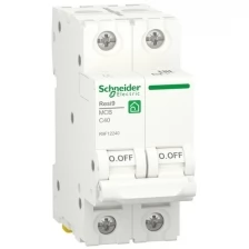 Автоматический выключатель Schneider Electric Resi9 2P (С) 6 kA 25 А