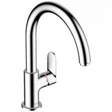 Кухонный смеситель 260 однорычажный с поворотным изливом Hansgrohe Vernis Blend M35 71870000 хром