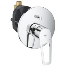 Смеситель для ванны GROHE BauLoop однорычажный, круглая розетка, хром (29081001)