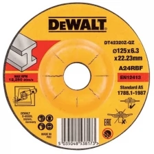 Dewalt Круг обдир. п/мет. Industrial, 125x6.3мм Dt42320z