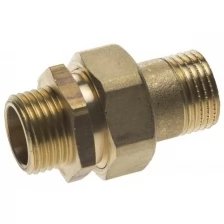 GENERAL FITTINGS 1/2", латунь, соединитель прямой с накидной гайкой 51037-S/S-1/2