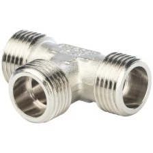 Тройник STOUT SFT-0018-343434, 3/4" x 3/4" x 3/4", наружная/наружная резьба, никелированный (10 шт)