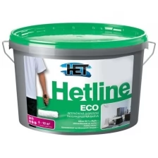 Краска акриловая HET Hetline ECO матовая белый 3 л