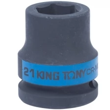 Головка торцевая ударная шестигранная 3/4", 21 мм KING TONY 653521M