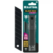 Сегментированные лезвия KRAFTOOL Black max 10 шт, 18 мм, 8 сегментов 09602-18-S10