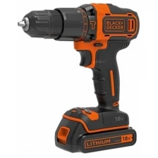 Дрель-шуруповёрт ударная аккумуляторная BLACK+DECKER BDCHD18S32-QW 2 х 1.5 Ач, ЗУ, сумка BLACK+DECKER BDCHD18S32-QW