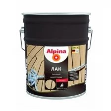 Лак яхтный (палубный) Alpina, алкидно-уретановый, глянцевый, 0,75 л