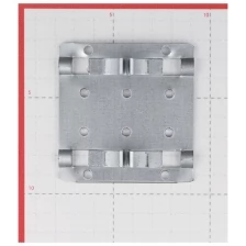 Кляймер для вентилируемых фасадов основной 72х70х1.2 мм (100 шт.)